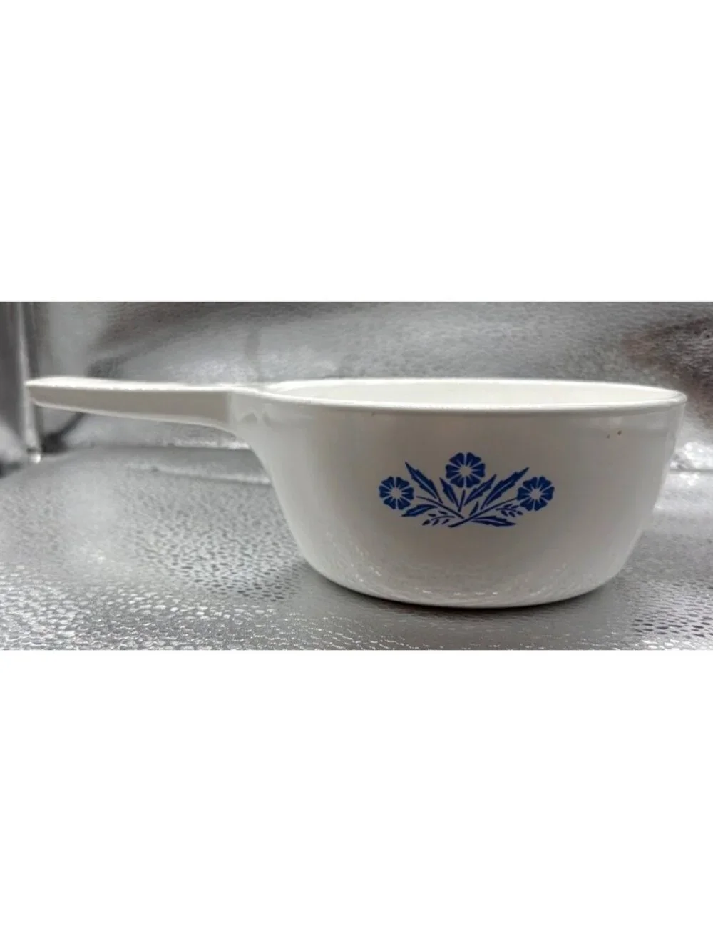 Vintage Corningware Pyrex Cornflower Blue P-82-B Menu-Ette 1.5 Pint Saucepan